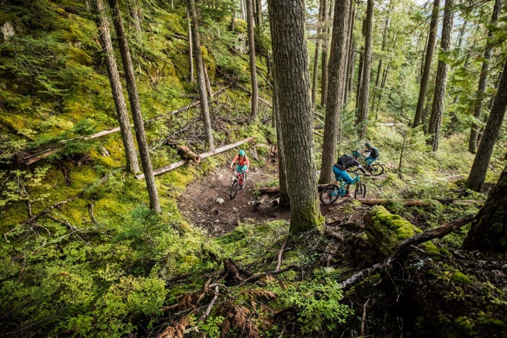 Beginner Trail riding in Whistler