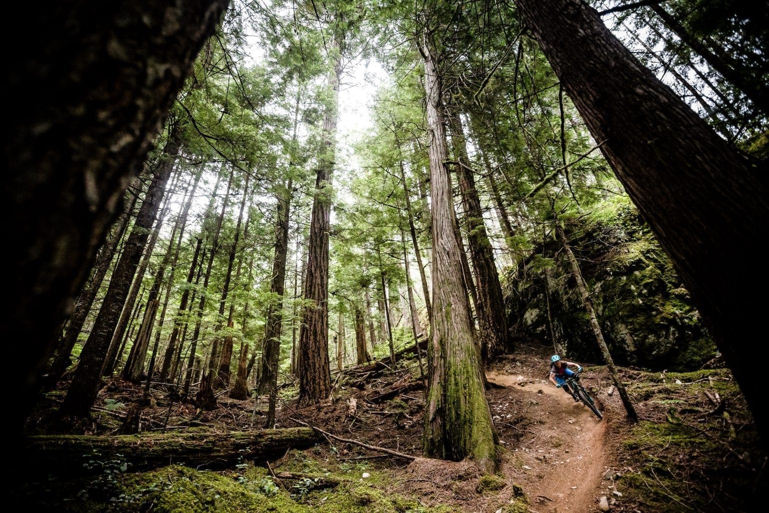 Marissa riding in Squamish BC