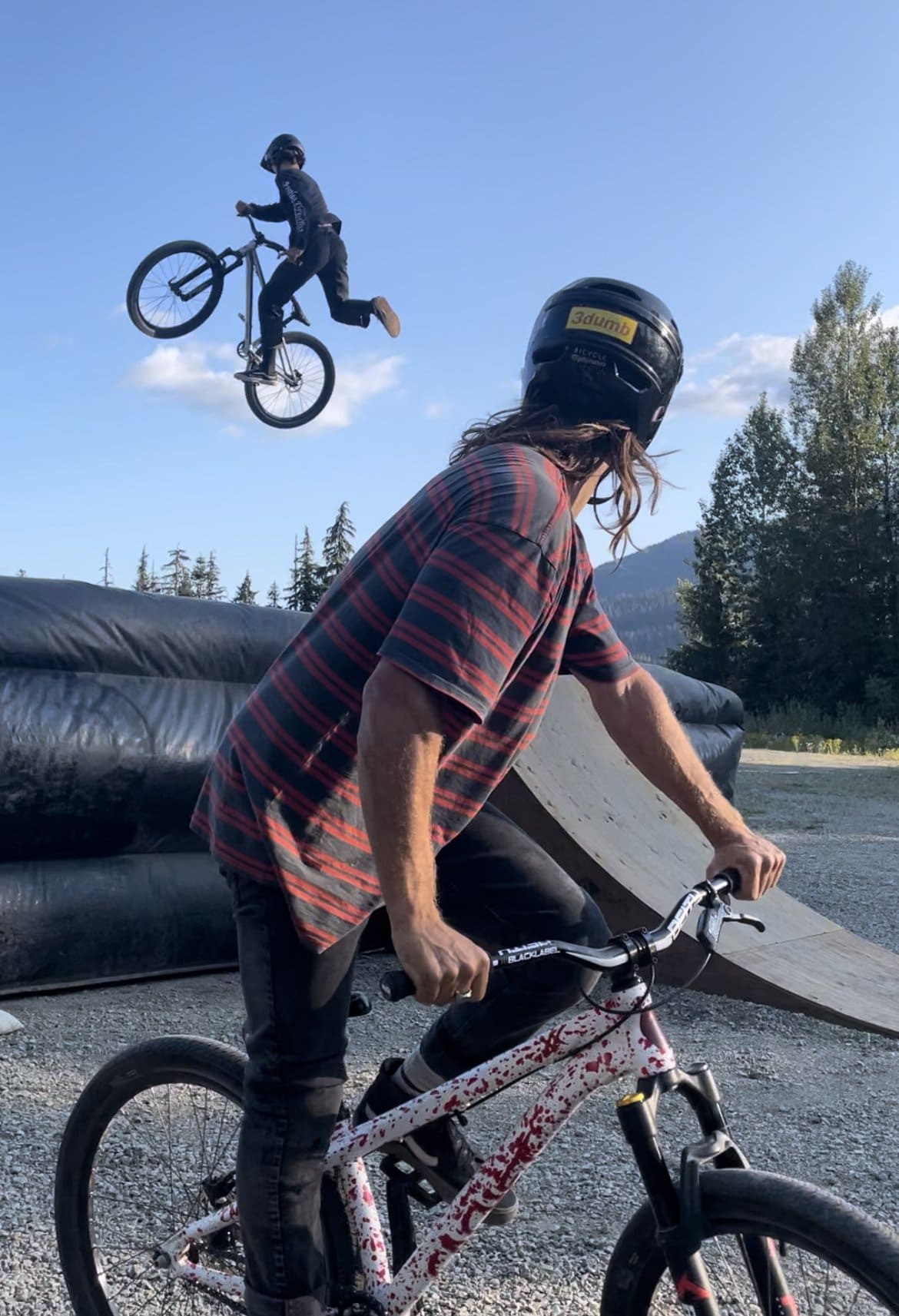 Photo of WFMBike Blackcomb Airbag setup