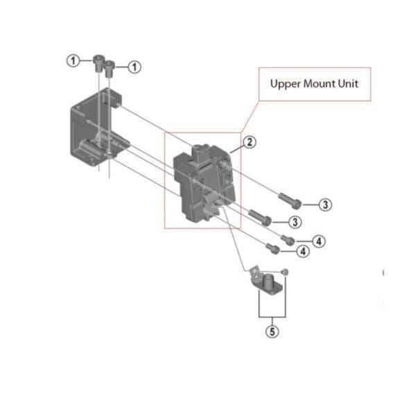 Shimano STePS BM-E8031 Battery Upper Mount Unit