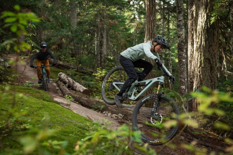 High Performance Yeti Trail bikes out on the Whistler Singletrack