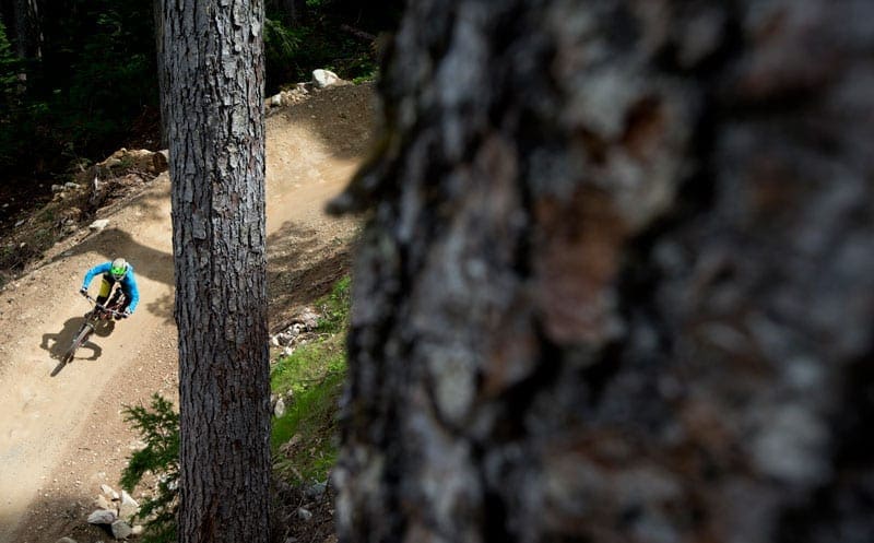 Beginner biking in the Whistler Bike Park