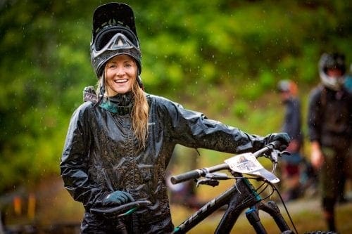 Lizzie in the bike park